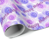 Roos met handmatige Waterverf gepatenteerd Cadeaupapier (Rol Hoek)