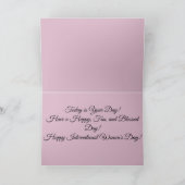 Roos met ingesneden ingevroren kieuwen vouwbaar We Kaart (Binnen)