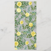 Roos met lichtgele en grijze pheid menu (Achterkant)