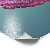 Roos met meerdere kleuren foto afdruk (Hoek)