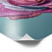 Roos met meerdere kleuren foto afdruk (Hoek)