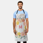 Roos met ouderdom en eucalyptus Wreate Schort (Gedragen)