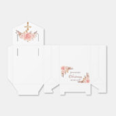 Roos met pampas bedankdoosjes (Uitgevouwen)