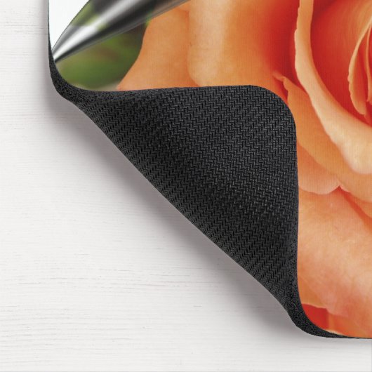 Roos met pellen muismat (Hoek)