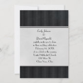 Roos met rode bruiloft kaart (Achterkant)