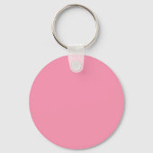 Roos met Roze Kleur Sleutelhanger (Achterkant)