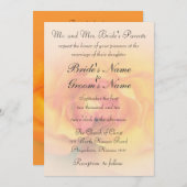 Roos met Verse Wedding Kaart (Voorkant / Achterkant)