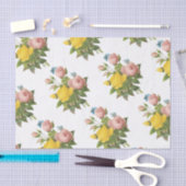 Roos met vlinderpatroon tissuepapier (Craft)