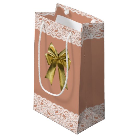 roos met wielcadeau klein cadeauzakje (Voorkant Gekanteld)