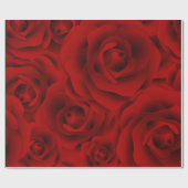 Roos met zomerkleurig patroon cadeaupapier (Vlak)