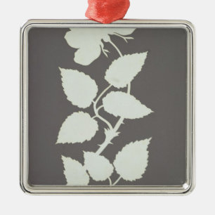 Roos Metalen Ornament
