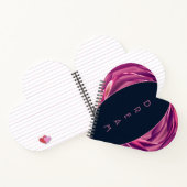 Roos Metallic Mauve roze spiraal Notitieboek (Binnen)