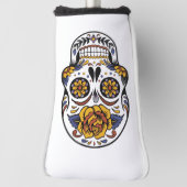 Roos Mexicaanse suikerschedeldag van de dood Golfheadcover (Draai 90)