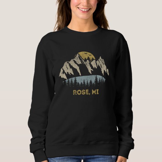 Roos Michigan Mountain Sunset Sunrise MI Trui (Voorkant)
