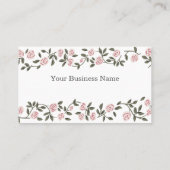 Roos Mini Hartelijk dank Visitekaartje (Achterkant)