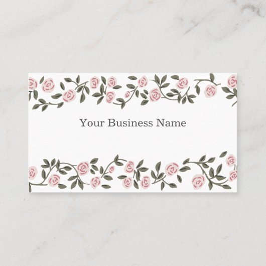 Roos Mini Hartelijk dank Visitekaartje (Achterkant)