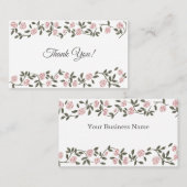 Roos Mini Hartelijk dank Visitekaartje (Voorkant / Achterkant)