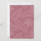 Roos | Minimalistisch handgeschreven script Vrijge Kaart (Achterkant)