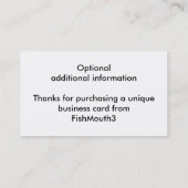 Roos - Mint Green - sjabloon voor visitekaartjes (Achterkant)