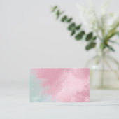 Roos/Mint Visitekaartjes (Staand voorkant)