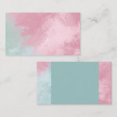 Roos/Mint Visitekaartjes (Voorkant / Achterkant)