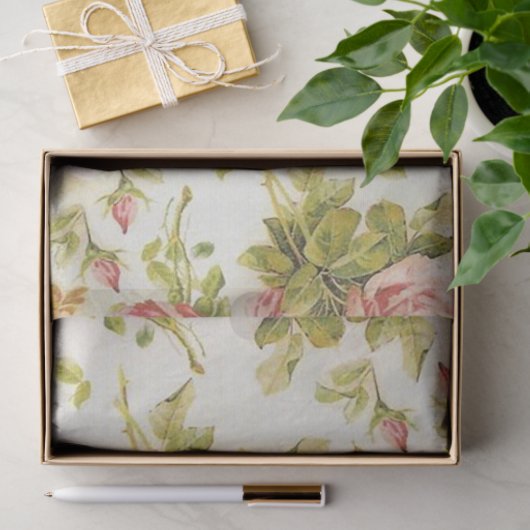  Roos Modern Populair Floral Tissuepapier (Geschenk)