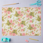  Roos Modern Populair Floral Tissuepapier (Craft)