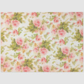  Roos Modern Populair Floral Tissuepapier (Voorkant)