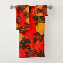 Roos modern vet bad handdoek