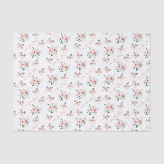 Roos moederdag tissuepapier (Voorkant)