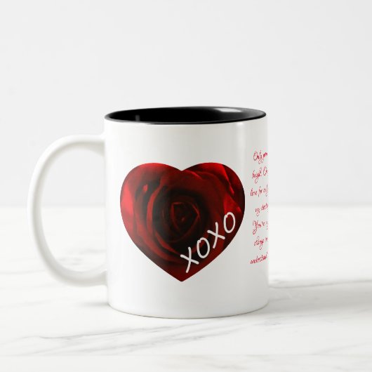  Roos — Mok met tweetone koffie (Links)