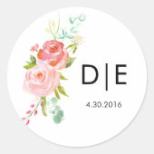 Roos monogram label (Voorkant)