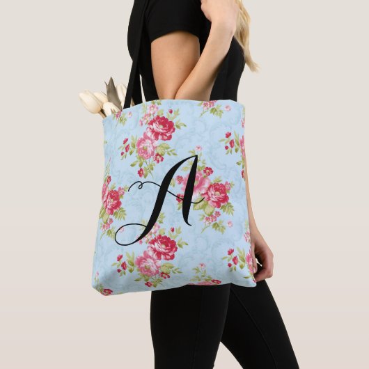  Roos Monogram Tas.  Tote Bag (Dichtbij)