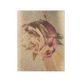  roos mooie illustratie notitieblok (Linkerzijde)