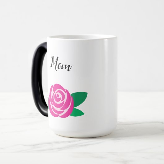 Roos Motief Gepersonaliseerde Mok (Voorkant links)