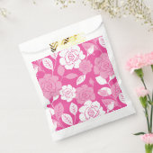 ROOS MOTIEF (ROZE) BEDANKZAKJE (Gezegeld)