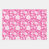 ROOS MOTIEF (ROZE) INPAKPAPIER VEL (Voorkant 3)