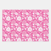 ROOS MOTIEF (ROZE) INPAKPAPIER VEL (Voorkant 2)
