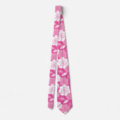 ROOS MOTIEF (ROZE) STROPDAS (Achterkant)