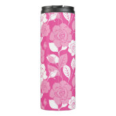ROOS MOTIEF (ROZE) THERMOSBEKER (Achterkant)