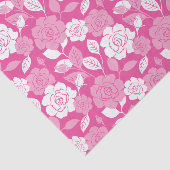 ROOS MOTIEF (ROZE) TISSUEPAPIER (Detail)