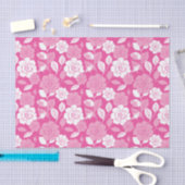 ROOS MOTIEF (ROZE) TISSUEPAPIER (Craft)