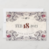 Roos Mouline Rouge Rustic Kaart (Voorkant)