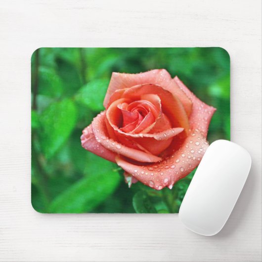 Roos mousepad muismat (Met muis)