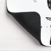 Roos Mousepad Muismat (Hoek)