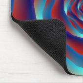 Roos Mousepad, roodroos en blauwroos Muismat (Hoek)