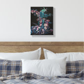 Roos n Bloom - Om Canvas Schilderij (Insitu (Slaapkamer))