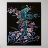 Roos n Bloom - Om Canvas Schilderij Poster (Voorkant)