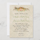 Roos n vogeltjes, bruiloft uitnodiging (Voorkant)