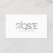ROOS Naam Pilates Instructor Visitekaartje (Voorkant)